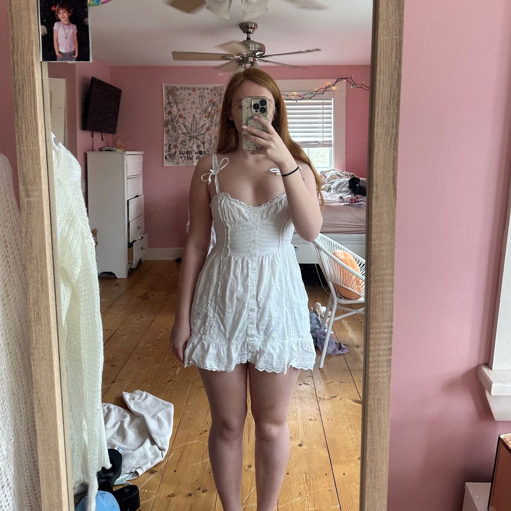 Urban Outfitters XS White Mini Dress